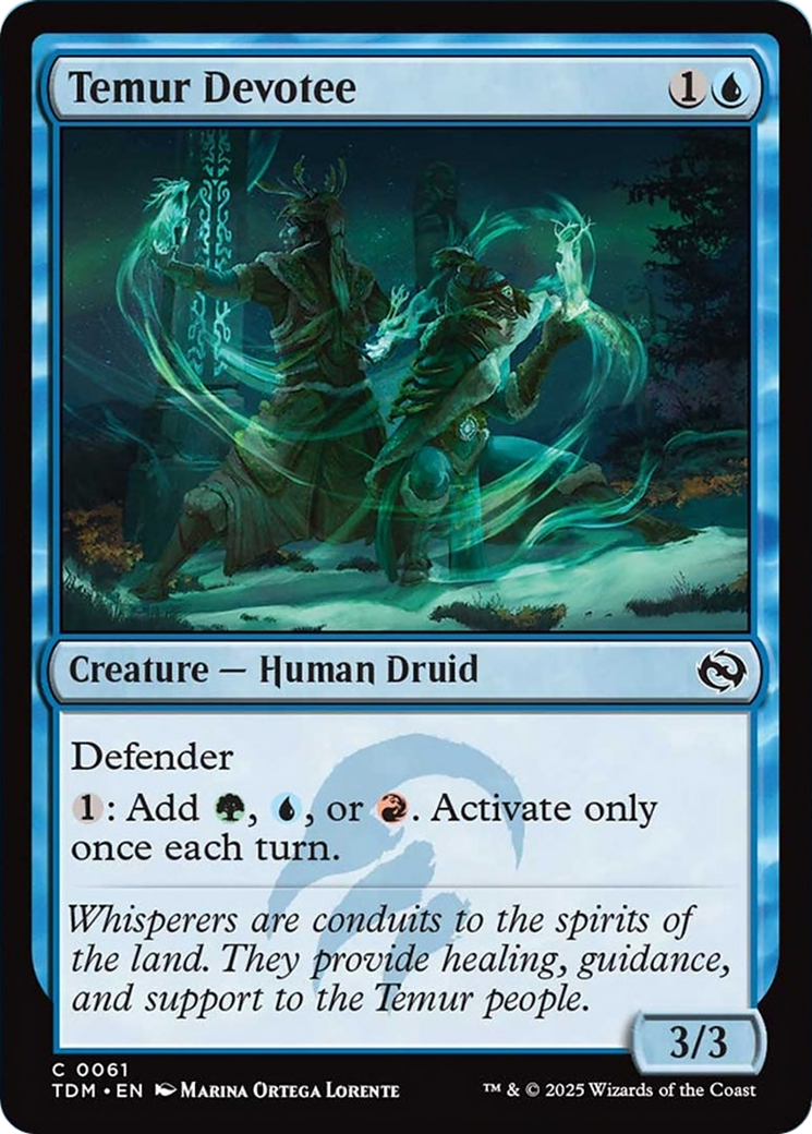 Temur Devotee [Tarkir: Dragonstorm] MTG Single Magic: The Gathering | Red Claw Gaming