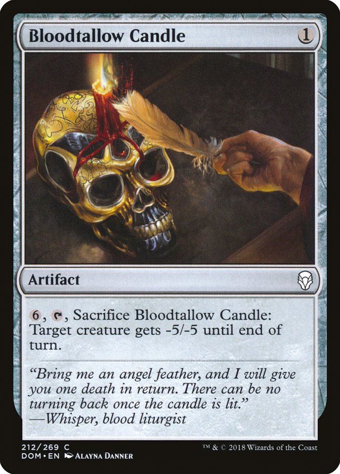 Bloodtallow Candle [Dominaria] MTG Single Magic: The Gathering | Red Claw Gaming