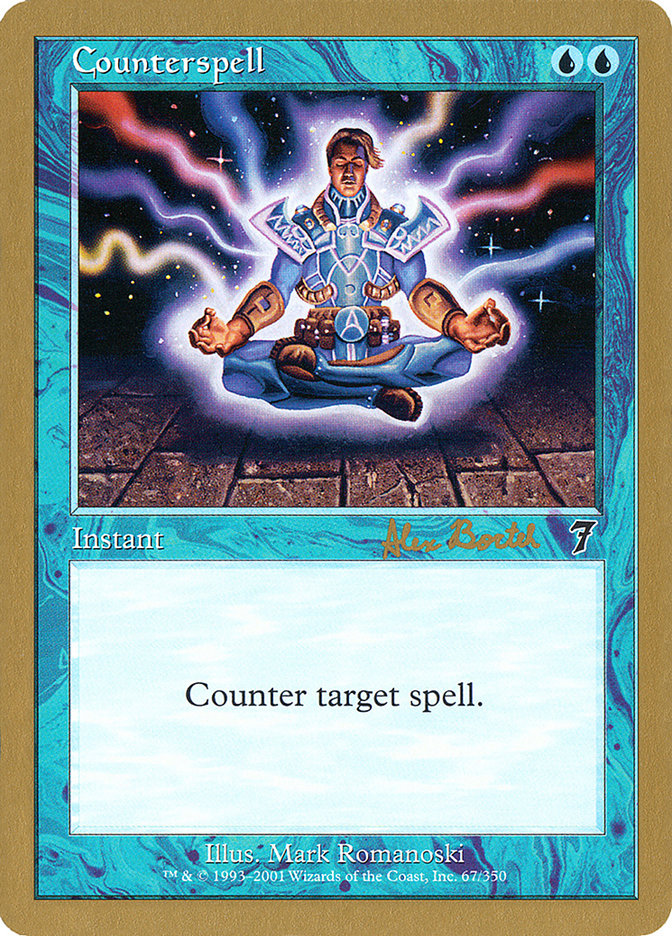 Counterspell (Alex Borteh) (7ED) [World Championship Decks 2001] MTG Single Magic: The Gathering | Red Claw Gaming