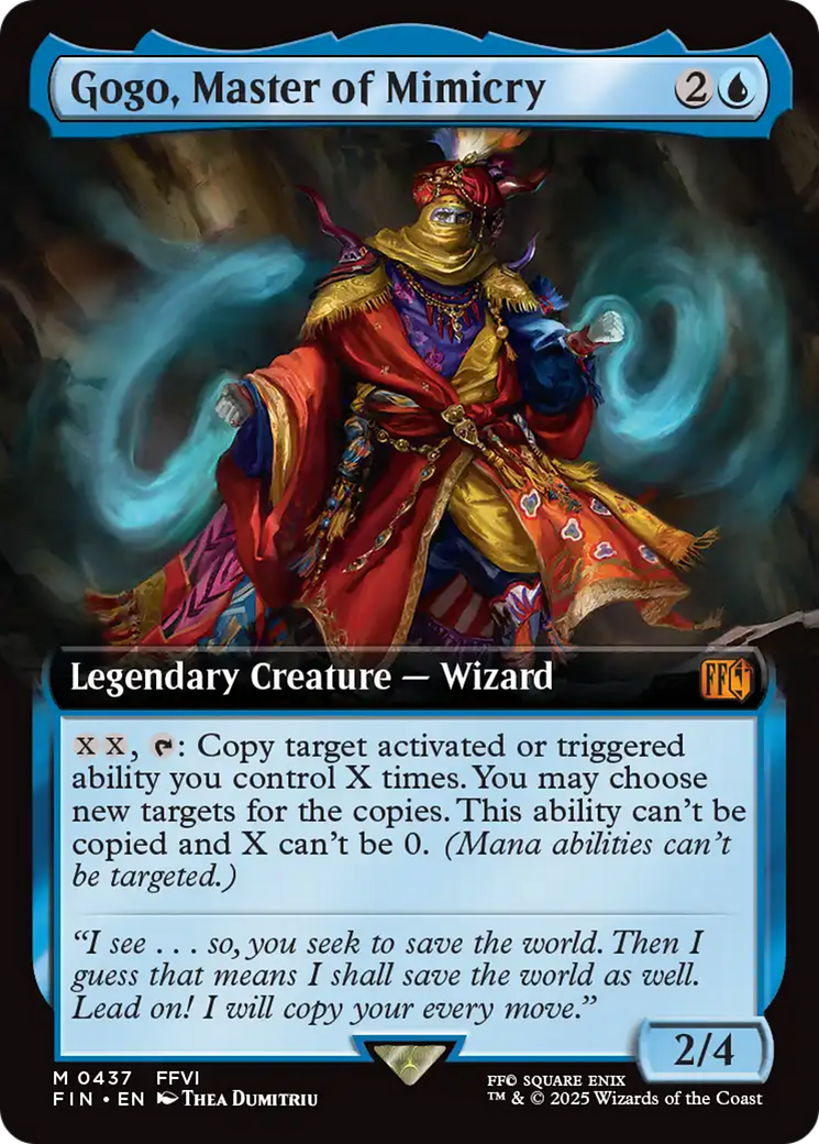 Gogo, Master of Mimicry (Extended Art) [FINAL FANTASY] MTG Single Magic: The Gathering | Red Claw Gaming