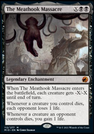 The Meathook Massacre (Promo Pack) [Innistrad: Midnight Hunt Promos] MTG Single Magic: The Gathering | Red Claw Gaming