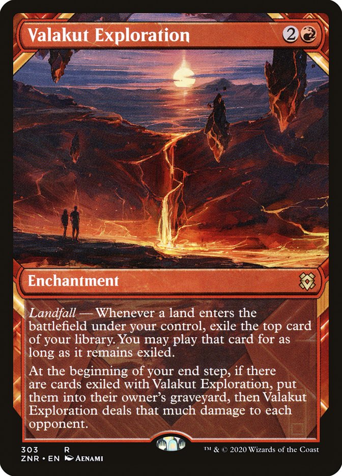 Valakut Exploration (Showcase) [Zendikar Rising] MTG Single Magic: The Gathering | Red Claw Gaming
