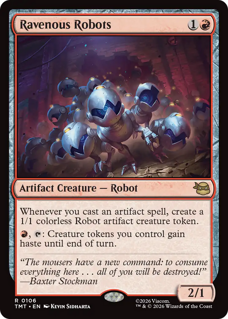 Ravenous Robots [Teenage Mutant Ninja Turtles] MTG Single Magic: The Gathering | Red Claw Gaming