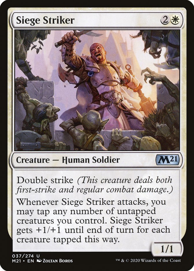 Siege Striker [Core Set 2021] MTG Single Magic: The Gathering | Red Claw Gaming