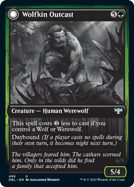 Wolfkin Outcast // Wedding Crasher [Innistrad: Double Feature] MTG Single Magic: The Gathering | Red Claw Gaming