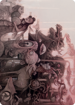 March of Burgeoning Life Art Card [Kamigawa: Neon Dynasty Art Series] MTG Single Magic: The Gathering | Red Claw Gaming