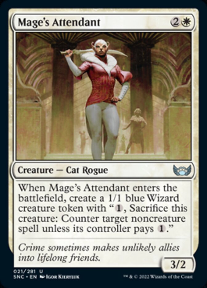 Mage's Attendant [Streets of New Capenna] MTG Single Magic: The Gathering | Red Claw Gaming