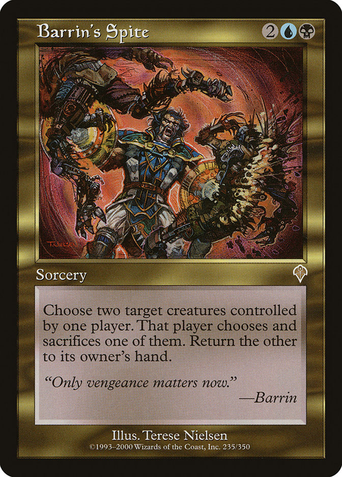 Barrin's Spite [Invasion] MTG Single Magic: The Gathering | Red Claw Gaming