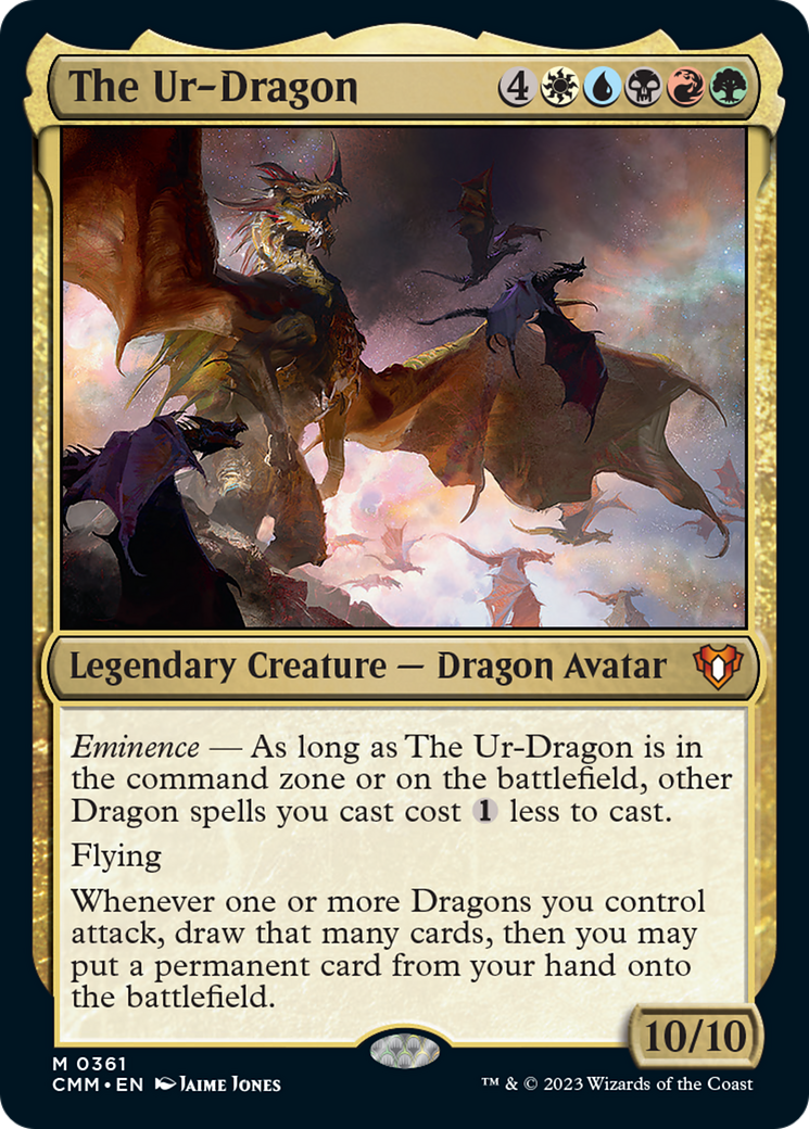The Ur-Dragon [Commander Masters] MTG Single Magic: The Gathering | Red Claw Gaming