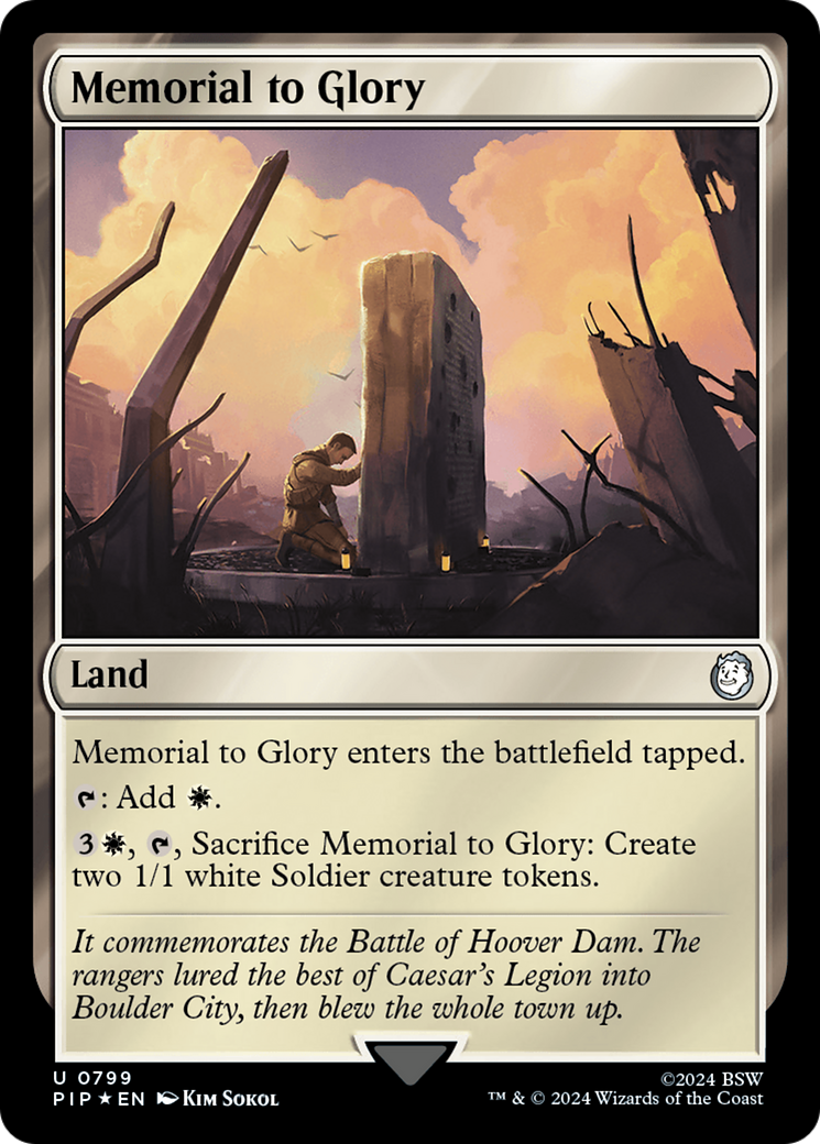Memorial to Glory (Surge Foil) [Fallout] MTG Single Magic: The Gathering | Red Claw Gaming