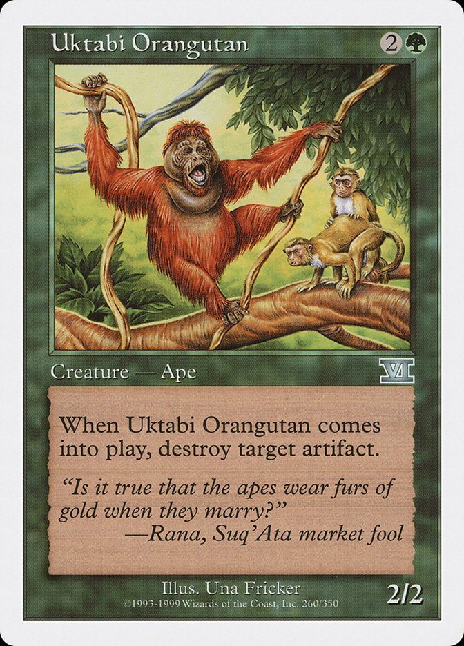 Uktabi Orangutan [Classic Sixth Edition] MTG Single Magic: The Gathering | Red Claw Gaming
