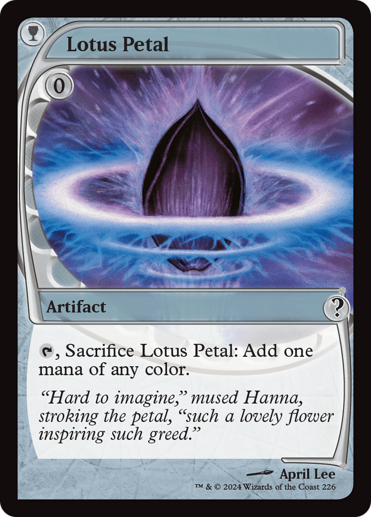 Lotus Petal (Future Sight) [Mystery Booster 2] MTG Single Magic: The Gathering | Red Claw Gaming