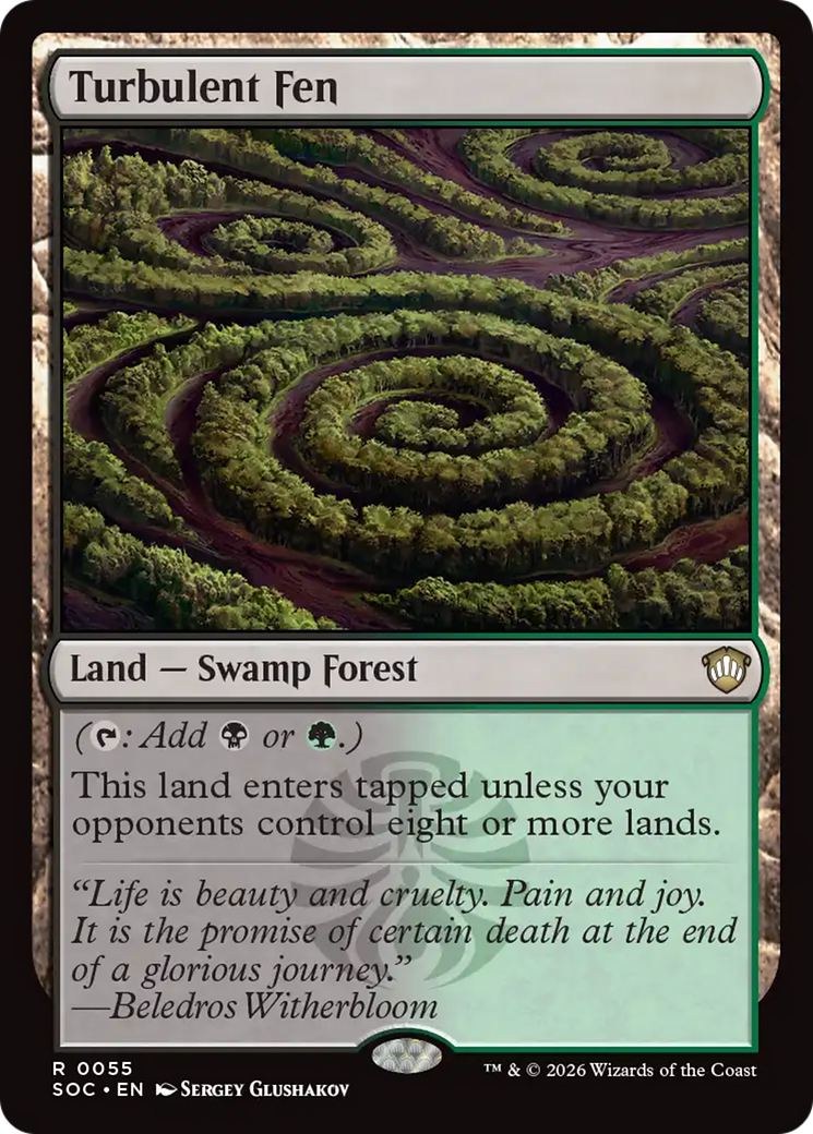 Turbulent Fen [Secrets of Strixhaven Commander] MTG Single Magic: The Gathering | Red Claw Gaming