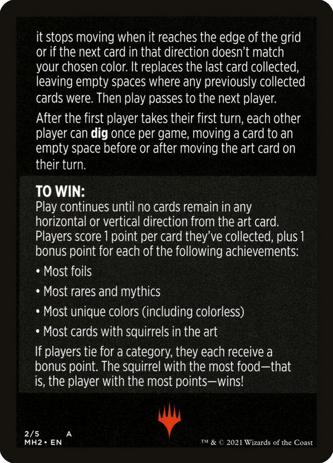 Foraging Squirrels (Magic Minigame) [Modern Horizons 2 Minigame] MTG Single Magic: The Gathering | Red Claw Gaming
