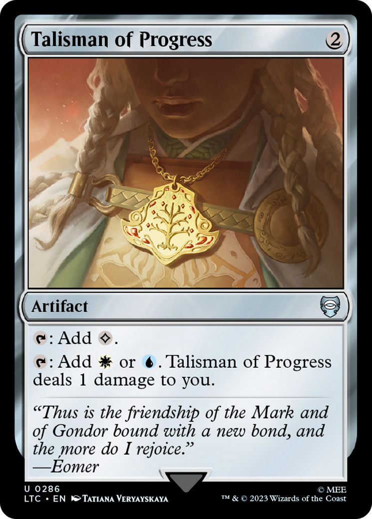 Talisman of Progress [The Lord of the Rings: Tales of Middle-Earth Commander] MTG Single Magic: The Gathering | Red Claw Gaming