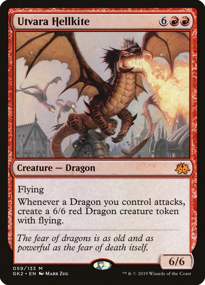 Utvara Hellkite [Ravnica Allegiance Guild Kit] MTG Single Magic: The Gathering | Red Claw Gaming