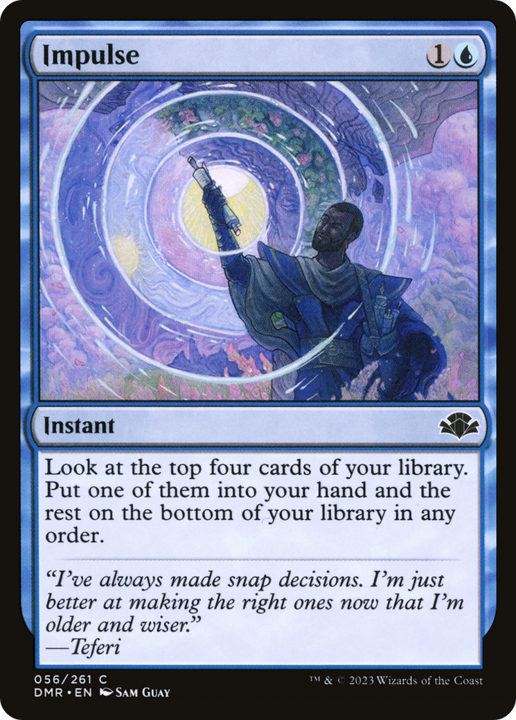 Impulse [Dominaria Remastered] MTG Single Magic: The Gathering | Red Claw Gaming