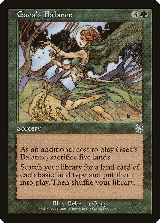 Gaea's Balance [Apocalypse] MTG Single Magic: The Gathering | Red Claw Gaming