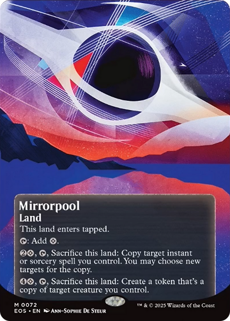 Mirrorpool (0072) (Borderless) [Edge of Eternities: Stellar Sights] MTG Single Magic: The Gathering | Red Claw Gaming