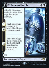 Tribute to Horobi // Echo of Death's Wail [Kamigawa: Neon Dynasty Prerelease Promos] MTG Single Magic: The Gathering | Red Claw Gaming