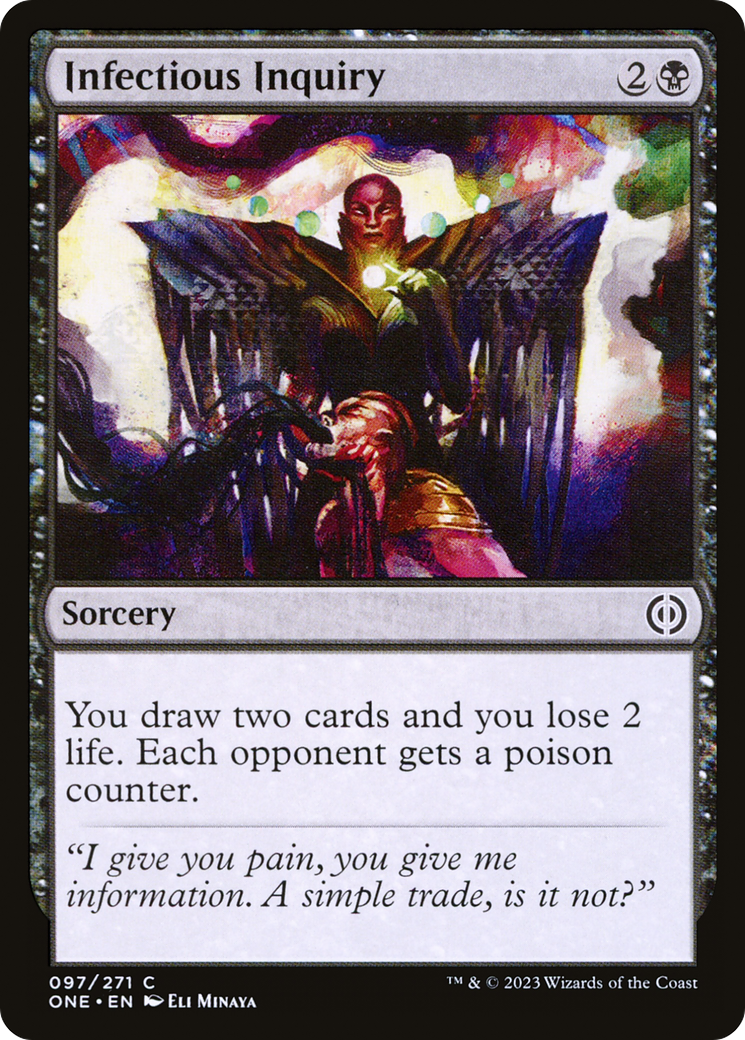 Infectious Inquiry [Phyrexia: All Will Be One] MTG Single Magic: The Gathering | Red Claw Gaming