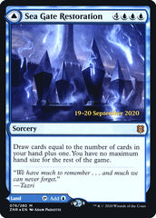 Sea Gate Restoration // Sea Gate, Reborn [Zendikar Rising Prerelease Promos] MTG Single Magic: The Gathering | Red Claw Gaming
