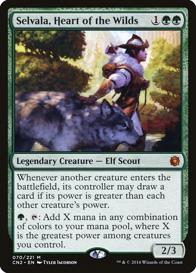 Selvala, Heart of the Wilds [Conspiracy: Take the Crown] MTG Single Magic: The Gathering | Red Claw Gaming