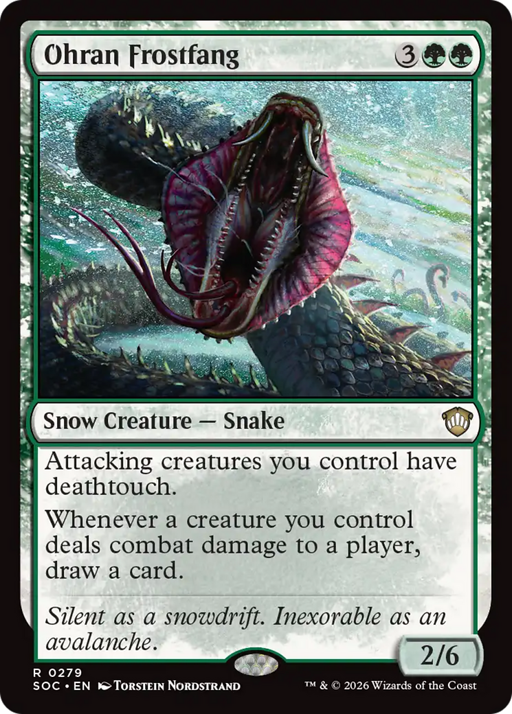 Ohran Frostfang [Secrets of Strixhaven Commander] MTG Single Magic: The Gathering | Red Claw Gaming