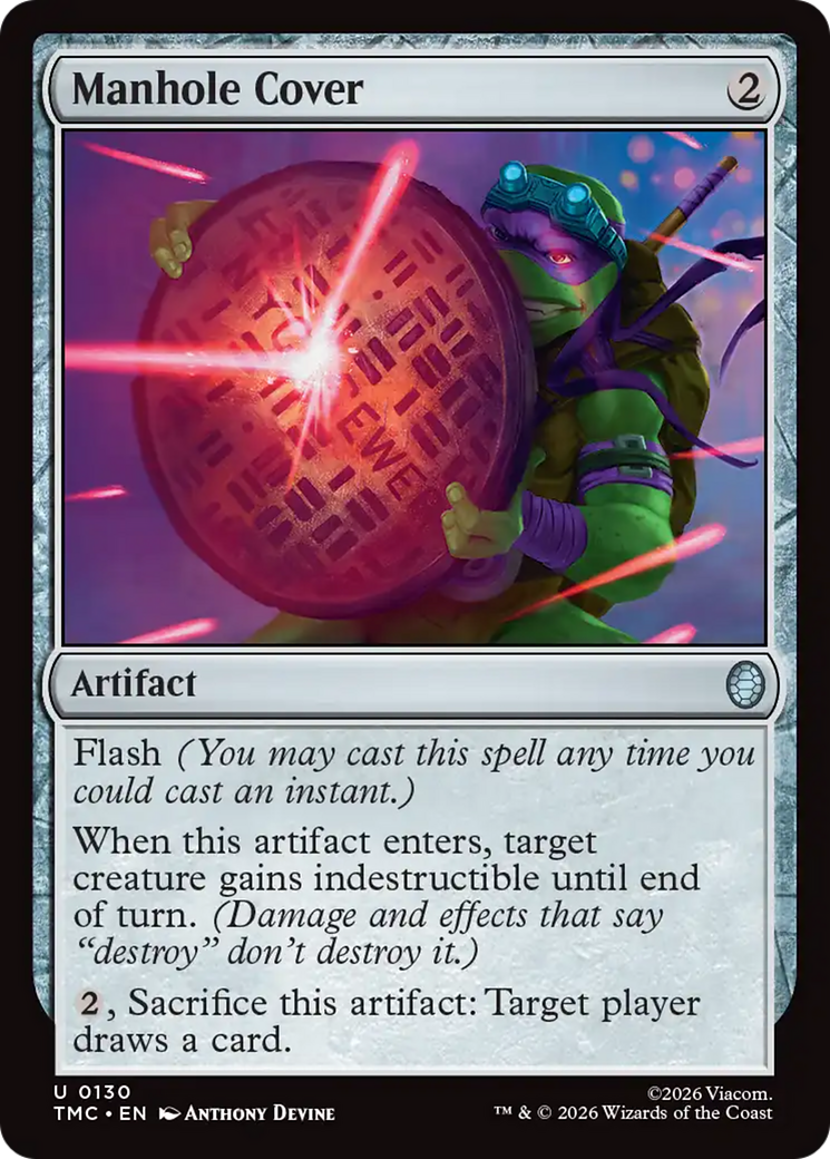 Manhole Cover [Teenage Mutant Ninja Turtles Commander] MTG Single Magic: The Gathering | Red Claw Gaming