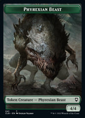 Phyrexian Beast // Wurm Double-Sided Token [Commander Legends: Battle for Baldur's Gate Tokens] MTG Single Magic: The Gathering | Red Claw Gaming