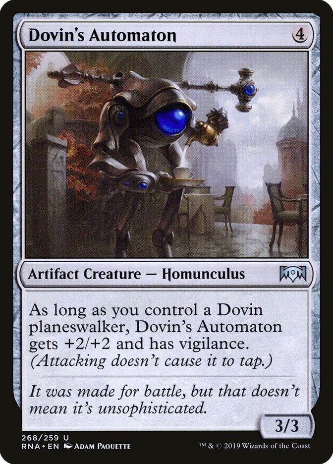 Dovin's Automaton [Ravnica Allegiance] MTG Single Magic: The Gathering | Red Claw Gaming