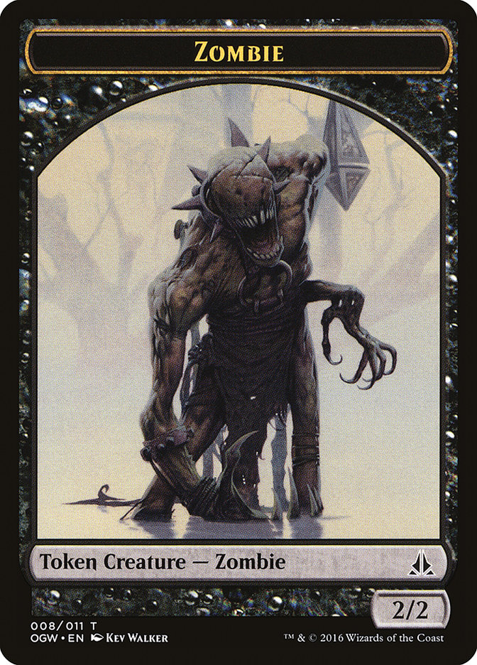 Zombie Token [Oath of the Gatewatch Tokens] MTG Single Magic: The Gathering | Red Claw Gaming