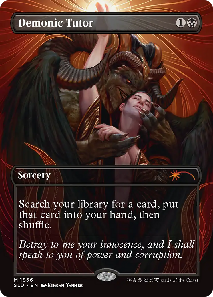 Demonic Tutor [Secret Lair Drop Series] MTG Single Magic: The Gathering | Red Claw Gaming