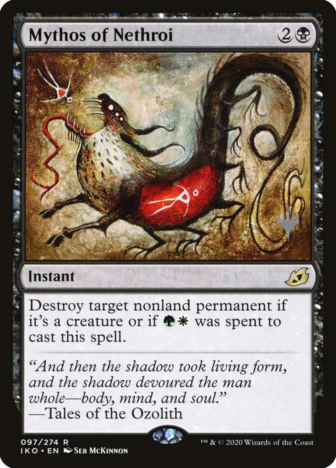 Mythos of Nethroi (Promo Pack) [Ikoria: Lair of Behemoths Promos] MTG Single Magic: The Gathering | Red Claw Gaming