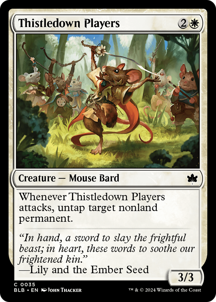 Thistledown Players [Bloomburrow] MTG Single Magic: The Gathering | Red Claw Gaming