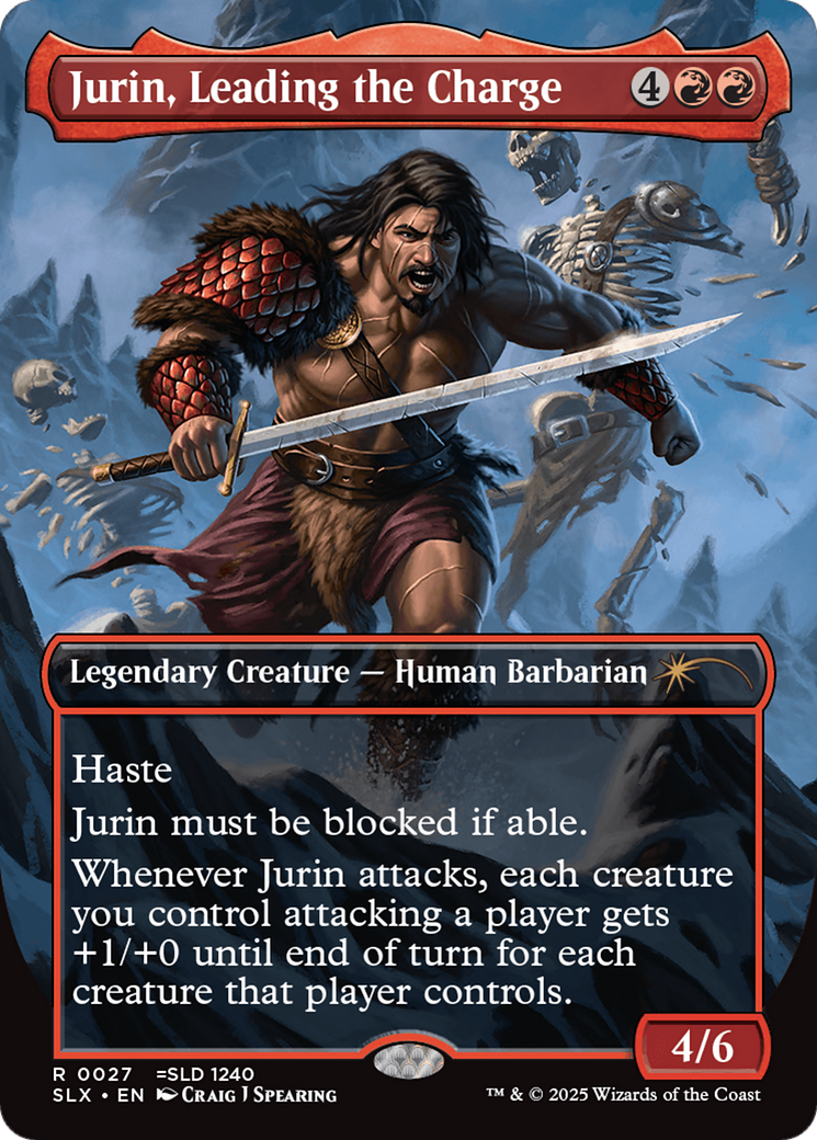 Jurin, Leading the Charge [Secret Lair: Universes Within] MTG Single Magic: The Gathering | Red Claw Gaming