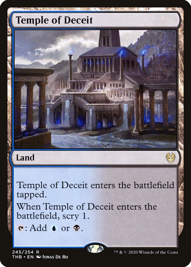 Temple of Deceit [Theros Beyond Death] MTG Single Magic: The Gathering | Red Claw Gaming