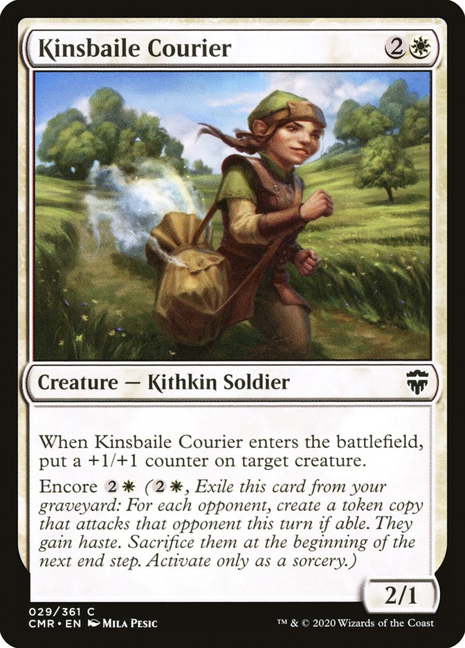 Kinsbaile Courier [Commander Legends] MTG Single Magic: The Gathering | Red Claw Gaming