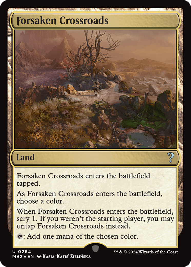 Forsaken Crossroads [Mystery Booster 2] MTG Single Magic: The Gathering | Red Claw Gaming