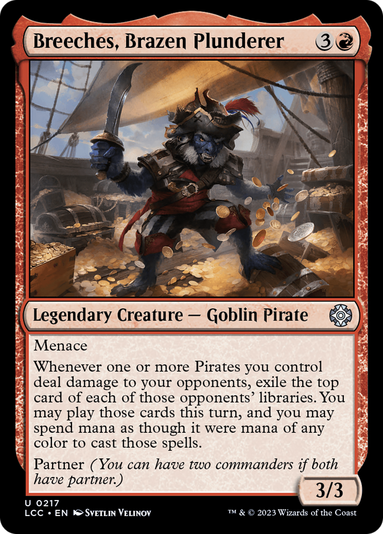 Breeches, Brazen Plunderer [The Lost Caverns of Ixalan Commander] MTG Single Magic: The Gathering | Red Claw Gaming