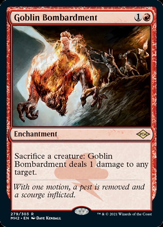 Goblin Bombardment (Foil Etched) [Modern Horizons 2] MTG Single Magic: The Gathering    | Red Claw Gaming