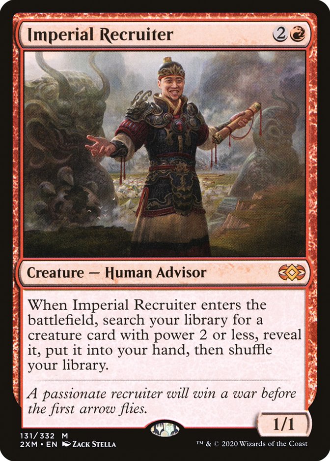Imperial Recruiter [Double Masters] MTG Single Magic: The Gathering | Red Claw Gaming