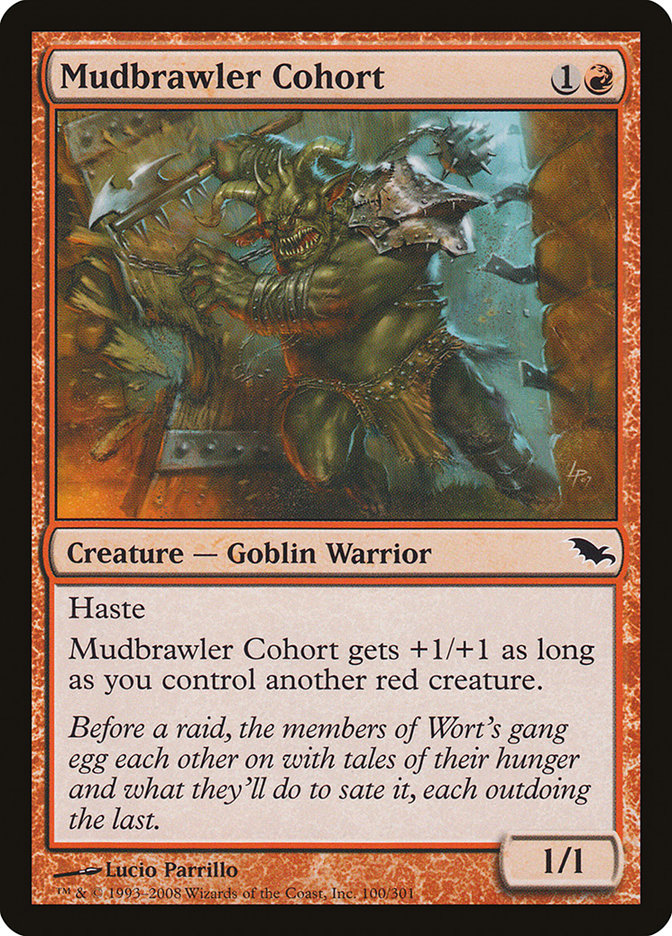 Mudbrawler Cohort [Shadowmoor] MTG Single Magic: The Gathering | Red Claw Gaming