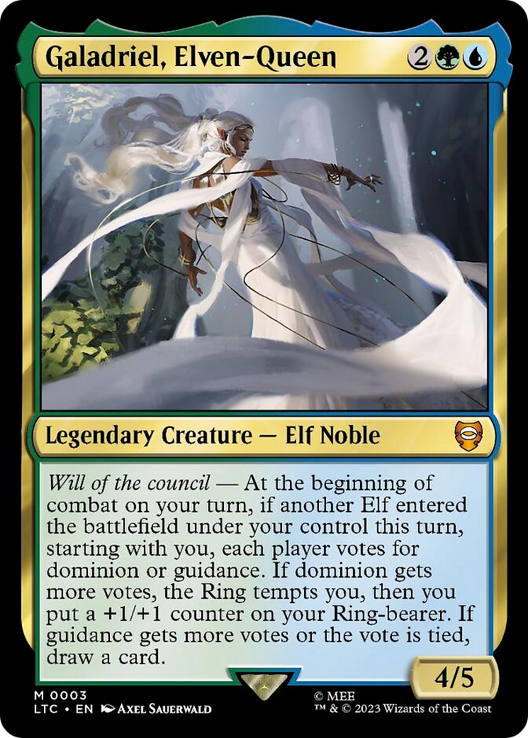 Galadriel, Elven-Queen [The Lord of the Rings: Tales of Middle-Earth Commander] MTG Single Magic: The Gathering | Red Claw Gaming