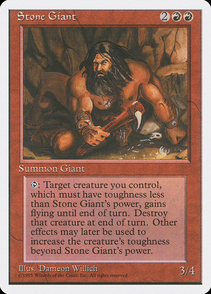 Stone Giant [Fourth Edition] MTG Single Magic: The Gathering | Red Claw Gaming