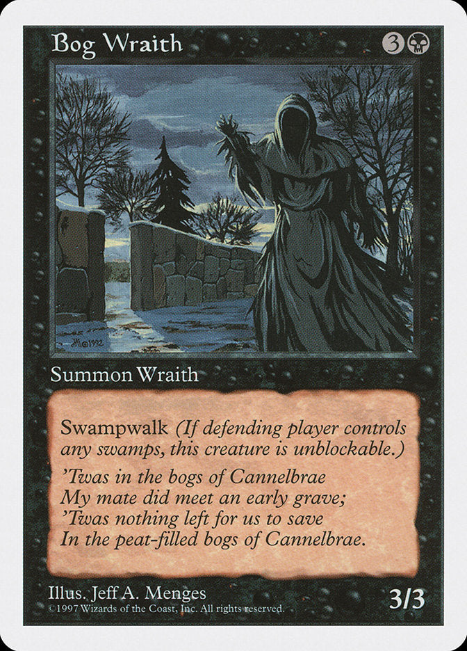 Bog Wraith [Fifth Edition] MTG Single Magic: The Gathering | Red Claw Gaming