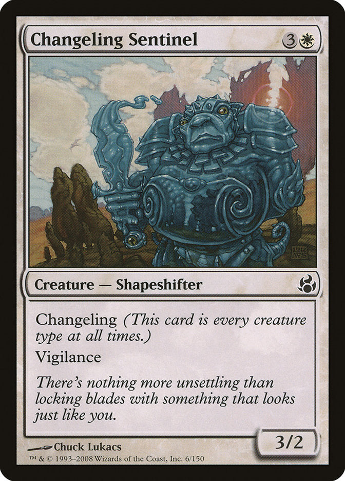 Changeling Sentinel [Morningtide] MTG Single Magic: The Gathering | Red Claw Gaming