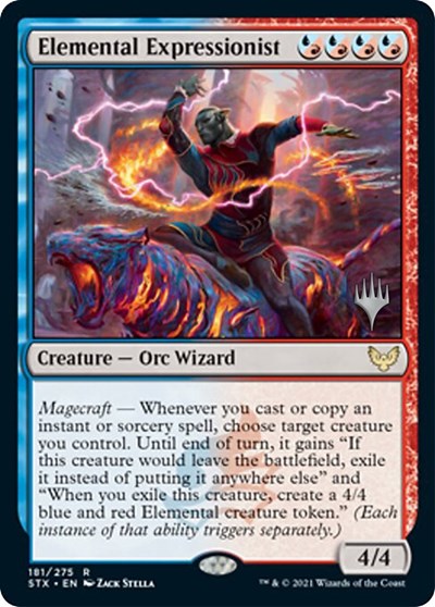Elemental Expressionist (Promo Pack) [Strixhaven: School of Mages Promos] MTG Single Magic: The Gathering | Red Claw Gaming