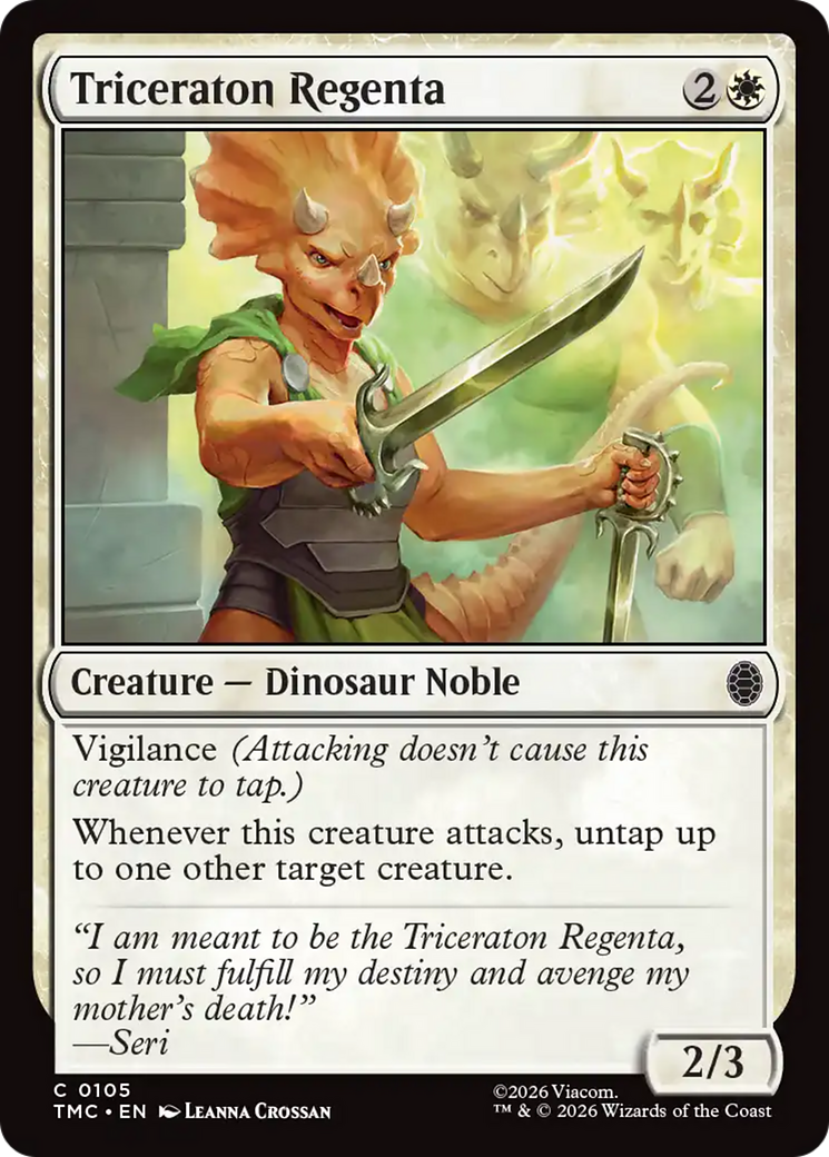 Triceraton Regenta [Teenage Mutant Ninja Turtles Commander] MTG Single Magic: The Gathering | Red Claw Gaming