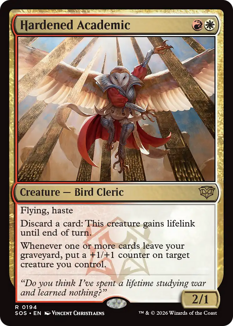 Hardened Academic [Secrets of Strixhaven] MTG Single Magic: The Gathering | Red Claw Gaming